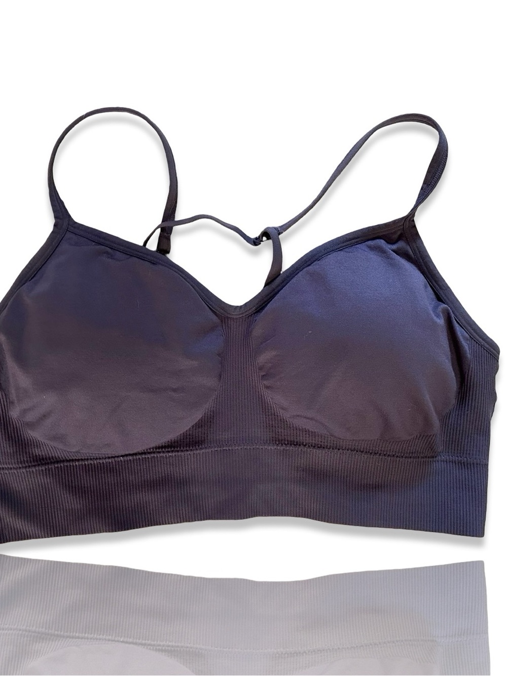 (2 for $25) Marika Black Seamless Sports Bralette, XL